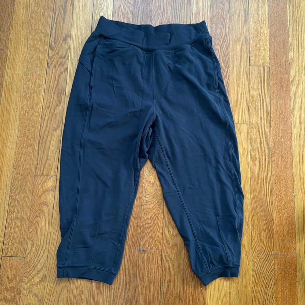 Lululemon cropped align jogger high waist slate gray size 6 GUC